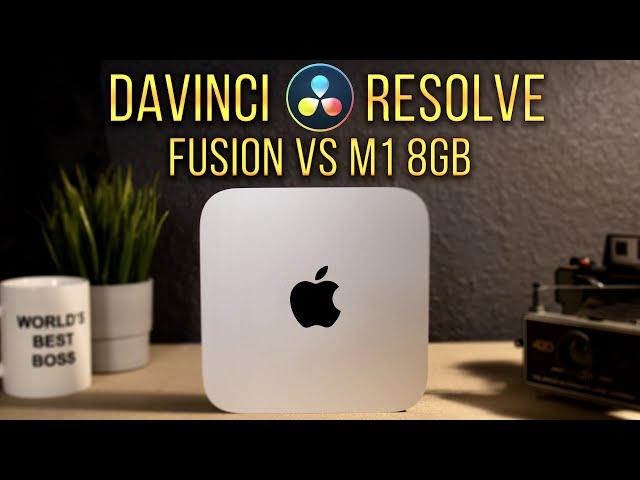 2020 M1 Mac mini 8gb vs Fusion in Davinci Resolve 17