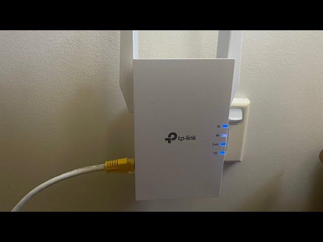 TP Link wifi 6 Range Extender .. configuration and review.. AX1800 .. RE605X