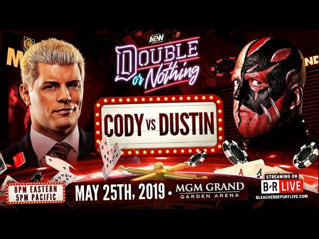 AEW Double Or Nothing Dustin Rhodes vs Cody highlights