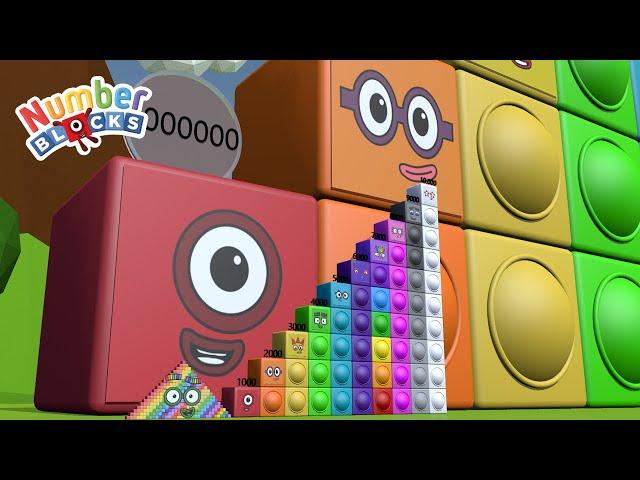 Numberblocks Puzzle Step Squad 777 vs 1000 to 10,000 vs 1,000,000 to 10,000,000 MILLION BIGGEST