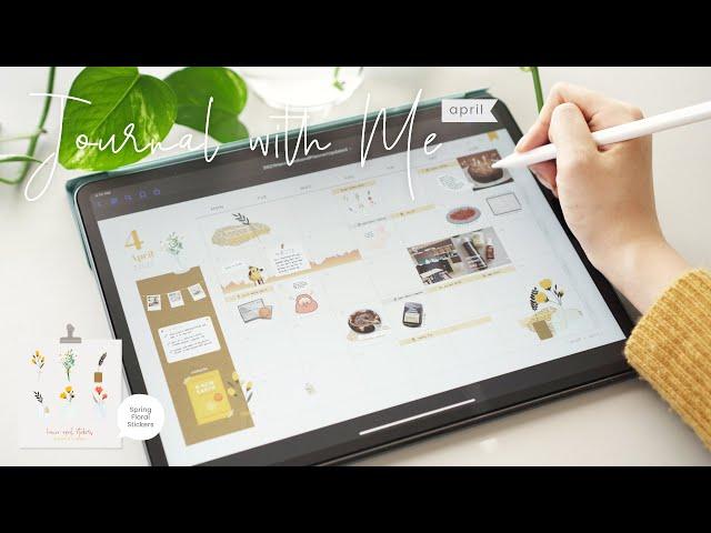 Digital Journal with Me on GoodNotes  April