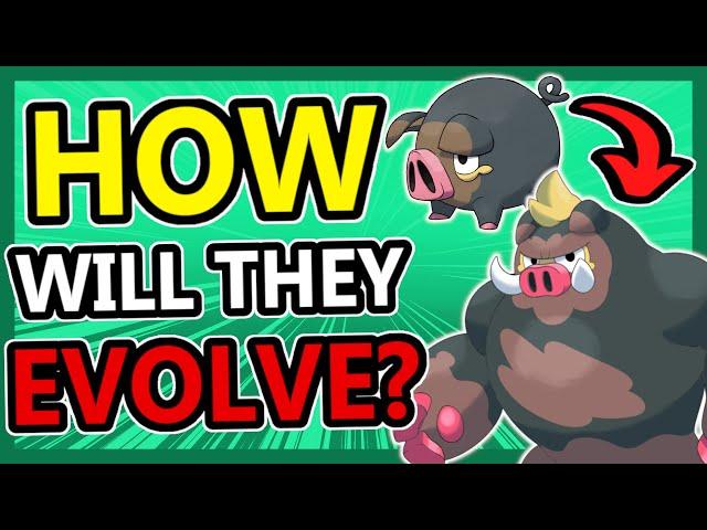 Lechonk, Smoliv and Pawmi EVOLUTIONS Predictions!!!