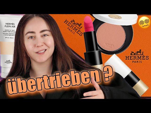 3 Produkte für 210€   Hermès  🟧 try on luxury Makeup Review 🟧 Hermes for the algorithm 