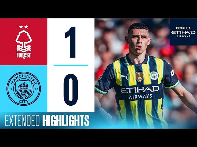 EXTENDED HIGHLIGHTS | Nottingham Forest 1-0 Man City | Hudson-Odoi scores