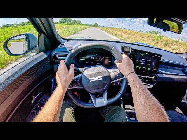 NEW Dacia Duster [1.6 Hybrid 140 hp] |0-100| POV Test Drive #2209 Joe Black