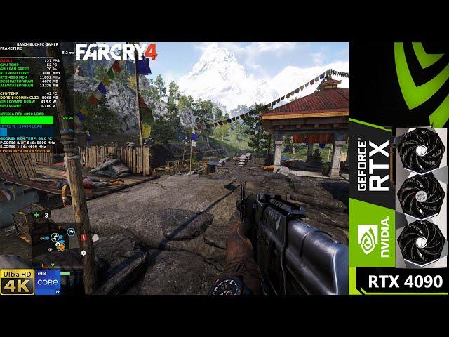Far Cry 4 Ultra Settings 4K | RTX 4090 | i9 13900K 5.8GHz