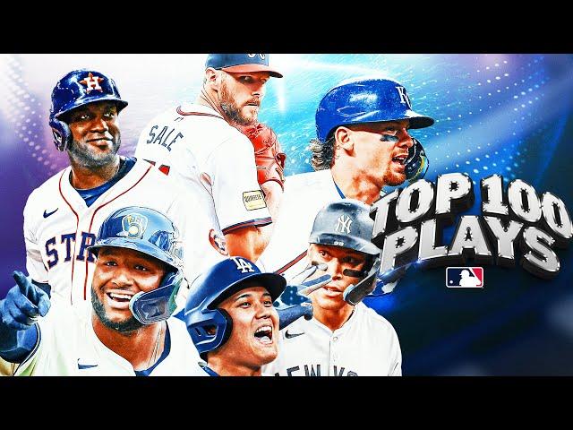 MLB's Top 100 Plays of 2024! (Ft. historic highlights from Shohei Ohtani, Aaron Judge & MORE)