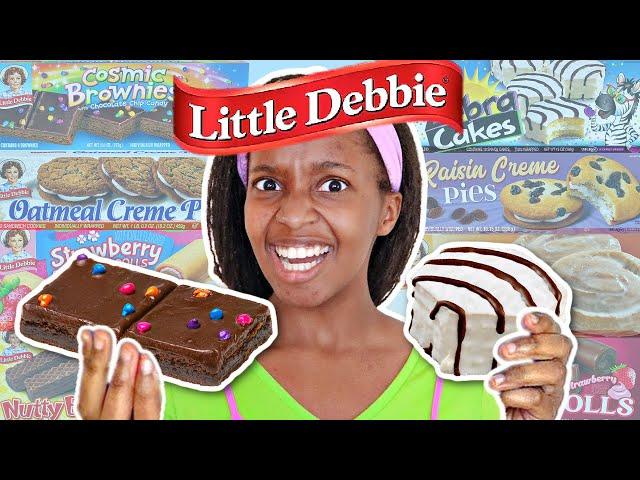 We Tried EVERY Little Debbie Snack | Onyx Family Bites