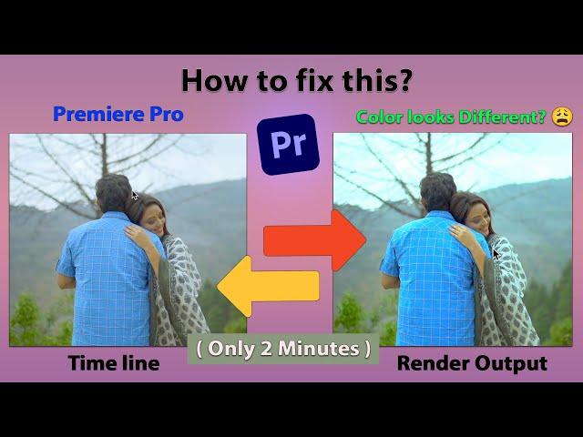 Premiere Pro: Export Colors looks Different || Colors Change After Render in Premiere Pro (fix this)