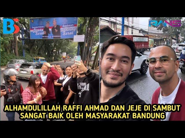 TABARAKALLAH HAJI RAFFI AHMAD KE BANDUNG BARENG JEJE DI SAMBUT MERIAH MASYARAKAT