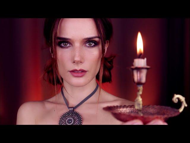 Medieval ASMR Triss Healing You , Hypnosis , Inaudible Whispers , The Witcher Role Play