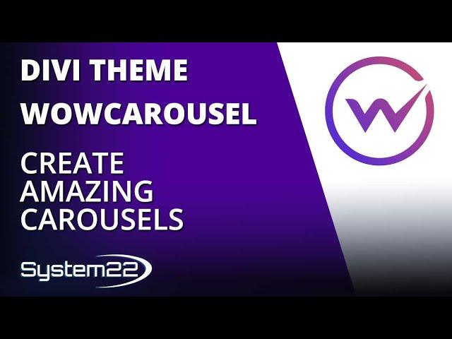 Divi Theme WowCarousel Plugin Create Amazing Carousels