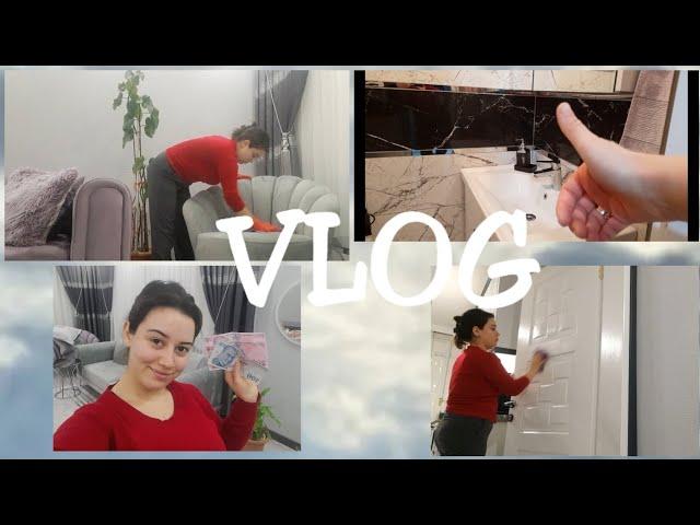 VLOG/TEMİZLİK VLOG/TEMİZLİK ÜCRETİM/KOLTUK KAPI SİLİYORUZ/BİR CAM SİLMEDİĞİMİZ KALDI./