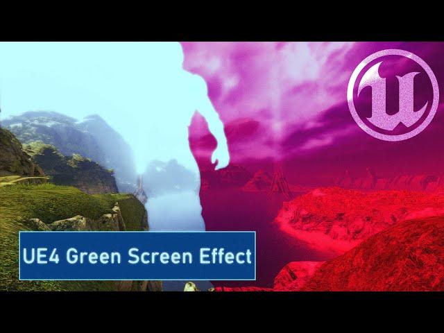 UE4 Green Screen Material (unreal engine tutorial)