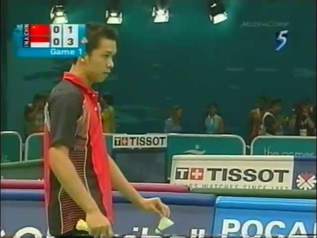 Badminton 2006 Asian Games MS Final [Taufik Hidayat vs Lin Dan]