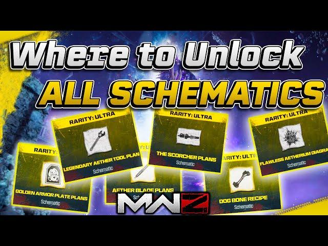 Where to Get Every Crafting Schematic in MWZ | MW3 Zombies