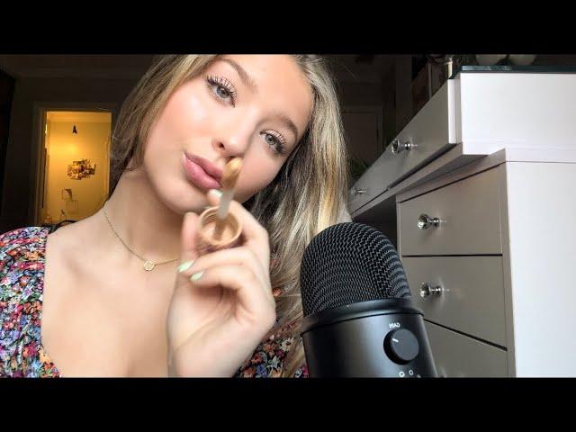 ASMR// FAST AND AGGRESSIVE MAKEUP APPLICATION