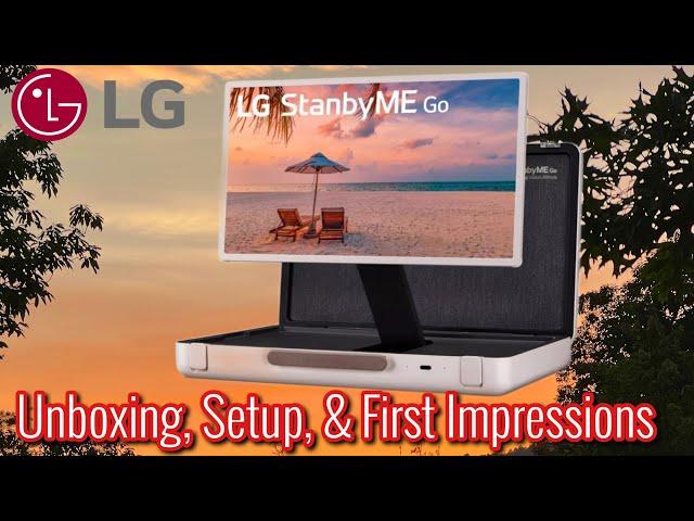 LG StandbyME Go | Unboxing, Setup, and First Look | So Many Uses!