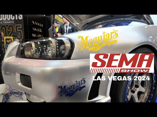 Meguiar's car cleaning new products at the 2024 SEMA Show in Las Vegas!