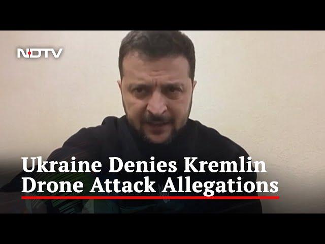 "Nothing To Do With...": Ukraine Denies Kremlin Drone Attack Allegations