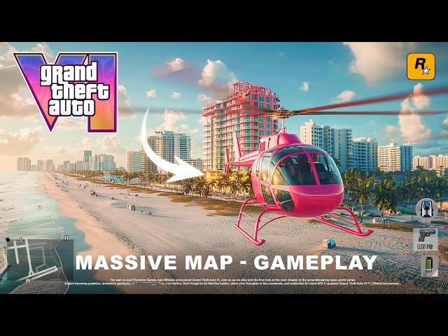 GTA 6 : Explore The MASSIVE MAP (Shocking Reveal)