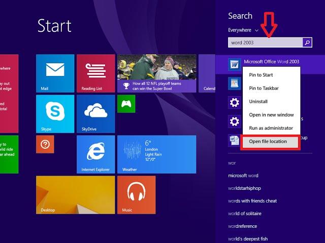 How to Create Desktop Shortcut in Windows 8 & Windows 8.1