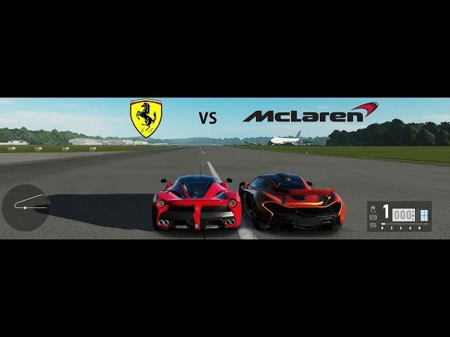 Forza Motorsport 7 Ferrari LaFerrari Vs McLaren P1 (Drag Race)