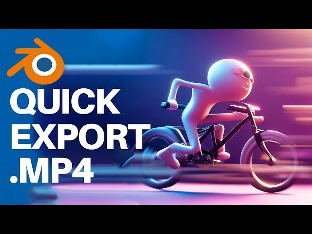 How To EXPORT MP4 Video Format In Blender