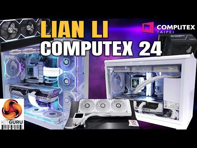 Computex 2024: LIAN LI - Cases, Coolers, and new PSU designs