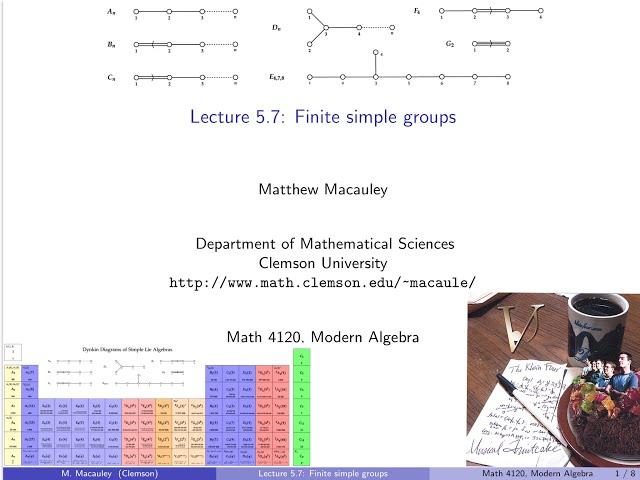 Visual Group Theory, Lecture 5.7: Finite simple groups