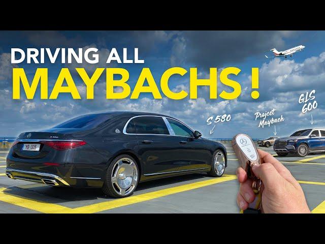 Driving ALL Mercedes Maybach models + Project MAYBACH show car!