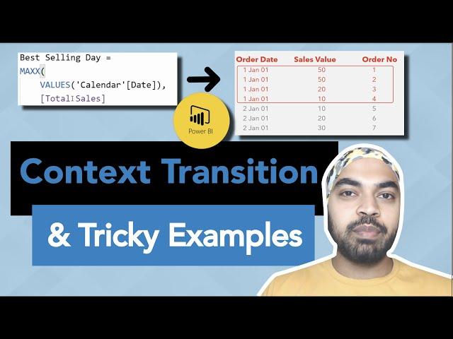 Context Transition in Power BI and Tricky Examples