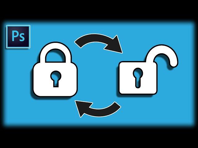 How To Lock & Unlock Layers In Adobe Photoshop (QUICKLY & EASILY!)