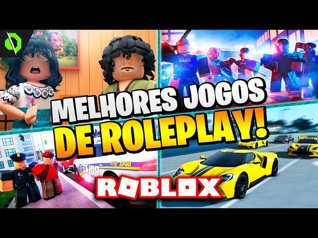 DIVERTIDOS! TOP 10 MELHORES JOGOS NOVOS de ROLEPLAY do ROBLOX!