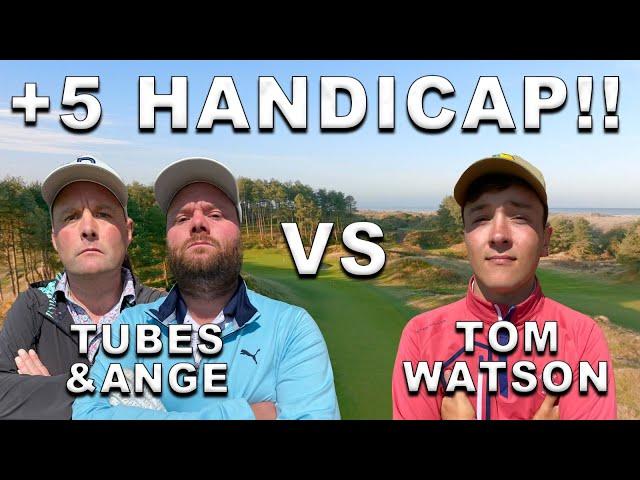 Can We Beat A +5 HCP College Golfer With A SHOT A HOLE ??? | Hillside Golf Club 