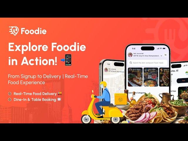 How "Foodie | UberEats Clone | Food Delivery | Multiple Restaurant Food Delivery Flutter App" Works?