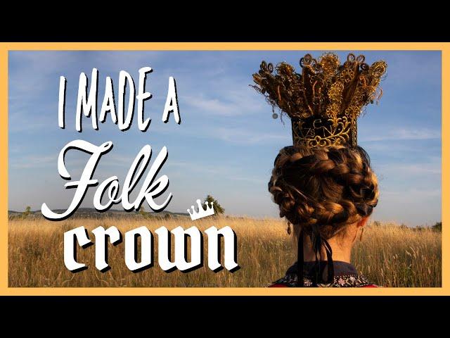 Dirndl Saga | I Made a Folk Crown | The Schappale | Bregenzerwälder Tracht pt.2