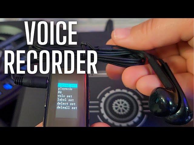 Easy to use voice recorder | Can also be used as an MP3 player