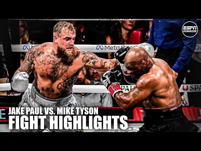 Jake Paul vs. Mike Tyson FIGHT HIGHLIGHTS  | ESPN Ringside