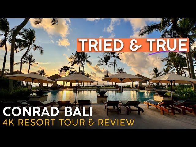 CONRAD BALI, Nusa Dua, Bali, Indonesia【4K Resort Tour & Review】TRIED & TRUE Elegant Resort