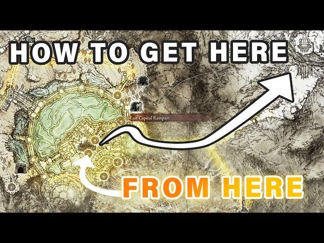 How to get to the SNOW Area at the TOP of the MAP ► Elden Ring