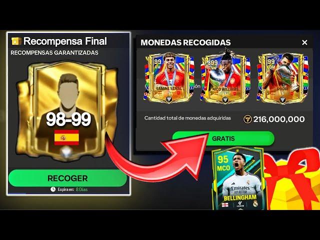 +99 GRÁTIS HOY!  ¡REGALO de FC 25 + 200 MILLONES GRÁTIS en FC Mobile! 