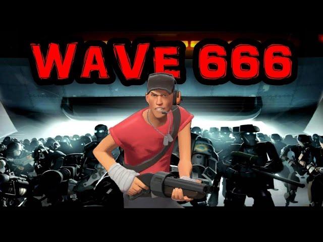 Team Fortress 2 Man vs Machine Wave 666 With Scout