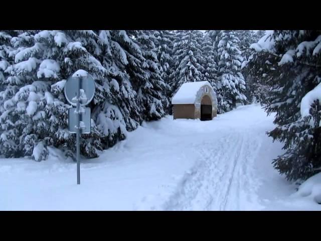 Zimní stanování na Božím Daru 23-24.2.2013