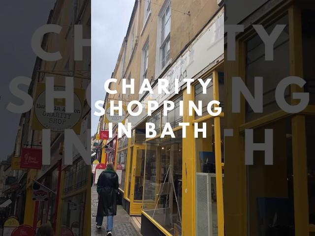 SECOND HAND CHARITY SHOPPING IN BATH - See what we all bought