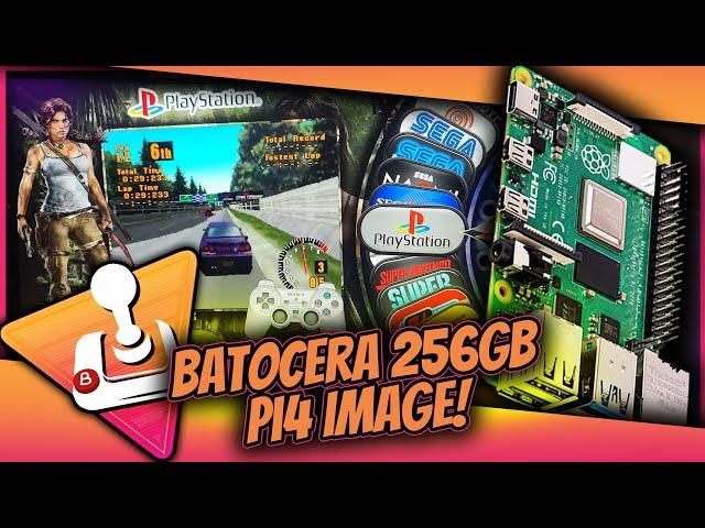 Massive 256GB Batocera Image Running On a Pi4! Dreamcast & More!