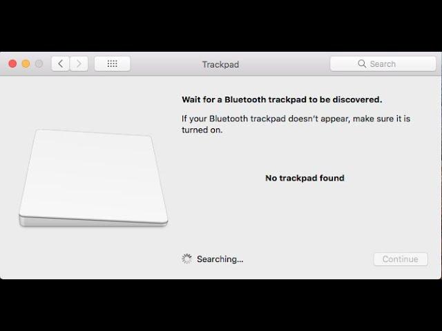 FIX High Sierra Trackpad setting error