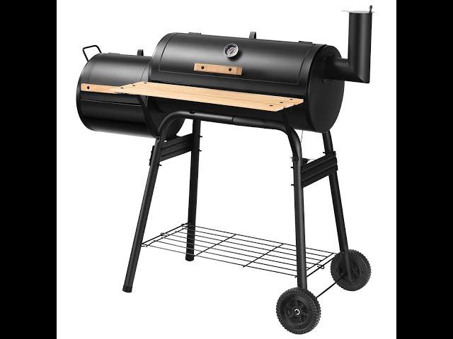 Costway 2 in1 Charcoal BBQ Grill （Installation）