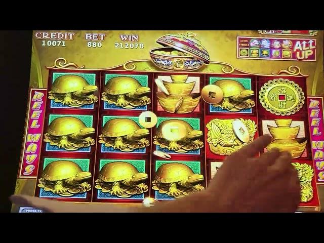 88 Fortunes Gigantic Jackpot Turtles  ️ line hit almost 2k alone freegames slot machine 880 bet