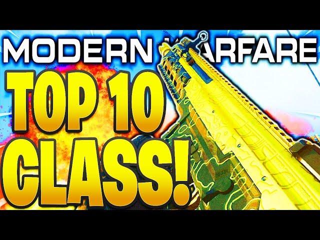 TOP 10 BEST CLASS SETUPS MODERN WARFARE 1.11 PATCH! COD MODERN WARFARE BEST CLASS SETUPS + WEAPONS!